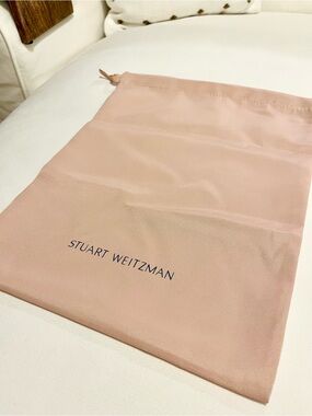 BRAND NEW Stuart Weitzman Pink Drawstring Pouch